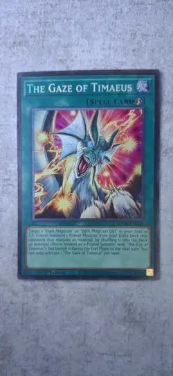 Yu-Gi-Oh! Konami The Gaze of Timaeus Maze of Meurtos MZMU-EN013 Collectors Rare - Image 1