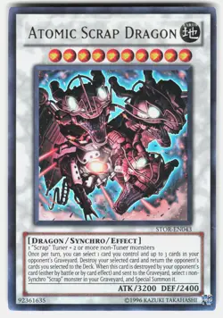 Atomic Scrap Dragon Ultra Rare Storm of Ragnarok STOR-EN043 NM - Image 1