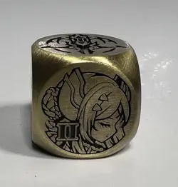 NEW Amanda Lapalme Branded Tales of Ecclesia 1x Dogmatika Dice Yugioh Mana Moon - Image 1
