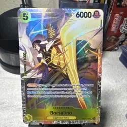 Bandai One Piece CCG Borsalino EB04-058 Blocker Foil 6000 Character Card - Image 1