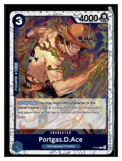 Portgas.D.Ace (Best Selection Vol.3) P-074 One Piece Promo - Image 1