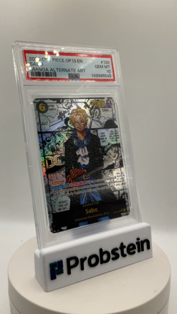2025 One Piece OP13 EN Manga Alternate Art #120 Sabo PSA 10 GEM MINT - Image 2