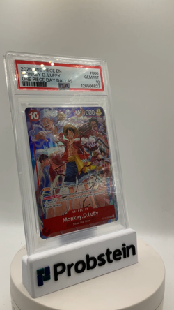 2025 One Piece EN One Piece Day Dallas #006 Monkey D Luffy PSA 10 GEM MINT - Image 2
