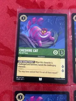 4x Disney Lorcana Chapter 1 - Cheshire Cat - Not All There - 71/204 x4 - Image 3