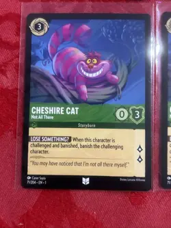 4x Disney Lorcana Chapter 1 - Cheshire Cat - Not All There - 71/204 x4 - Image 4