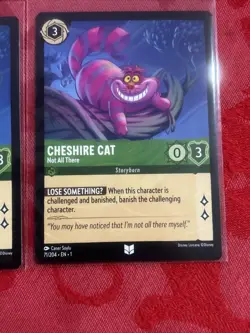 4x Disney Lorcana Chapter 1 - Cheshire Cat - Not All There - 71/204 x4 - Image 5