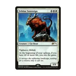 WOTC MtG Media Promos Felidar Sovereign (R) (Foil) EX - Image 1