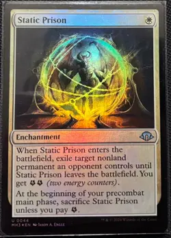 MTG Modern Horizons 3 Static Prison Foil (Uncommon) - Image 1