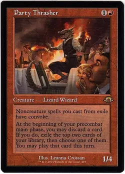 MTG Modern Horizons 3 Party Thrasher Retro Frame (Rare) - Image 1