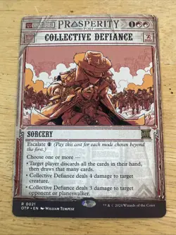 MTG - Collective Defiance - Outlaws of Thunder Junction: Breaking News - NM - Image 1