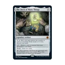 WOTC MtG AFR The Deck of Many Things (MR) NM - Image 1