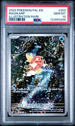 MAGIKARP 203/193 PSA 10 PALDEA EVOLVED ILLUSTRATION RARE POKEMON HOLO ENGLISH - Image 1