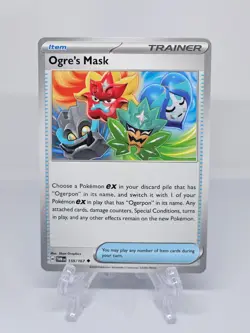 159/167 OGRE'S MASK | UNCOMMON | TWILIGHT MASQUERADE POKEMON CARD - Image 1