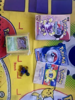 Pokemon BodyGuard Theme Deck WOTC Vintage Fossil 1999 Complete Box Muk - Image 1