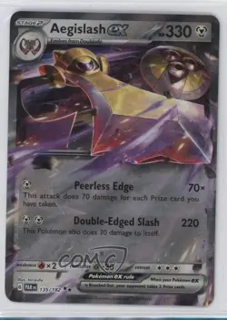 Aegislash ex Pokemon Scarlet & Violet Paradox Rift (PAREN) #135 - Image 1