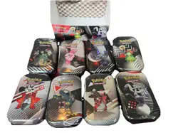 Pokemon TCG Black Bolt And White Flare Unova Mini Tin Set of 8 with Display Box! - Image 2