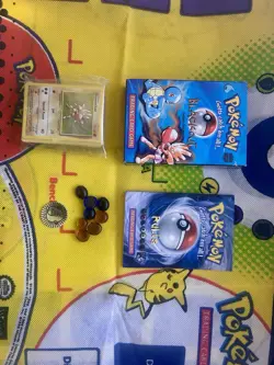 Pokemon Blackout Theme Deck WOTC Vintage Base Set 1999 Complete Box Hitmonchan - Image 1