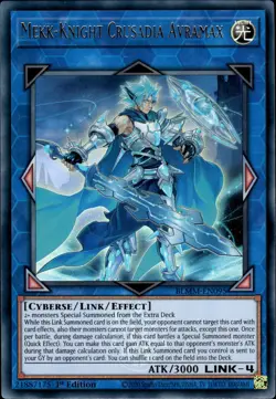 Mekk-Knight Crusadia Avramax - Emblazoned Ultra Rare 1st Ed BLMM-EN095 NM YuGiOh - Image 1