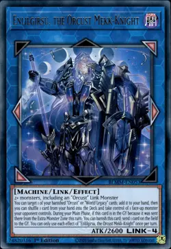 Enlilgursu, The Orcust Mekk-Knight - Emblazoned Ultra 1st BLMM-EN053 NM YuGiOh - Image 1