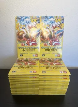 LOT 15~One Piece (OP15) - Adventure on Kami's Island Sleeved Booster Packs - Image 1