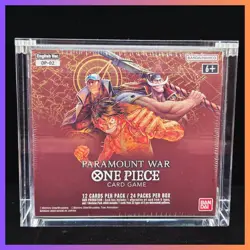 ✨One Piece Paramount War OP-02 Booster Box SEALED w/ Acrylic🔥 - Image 1