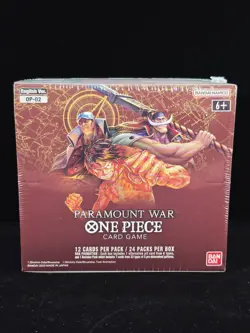 ✨One Piece Paramount War OP-02 Booster Box SEALED w/ Acrylic🔥 - Image 2