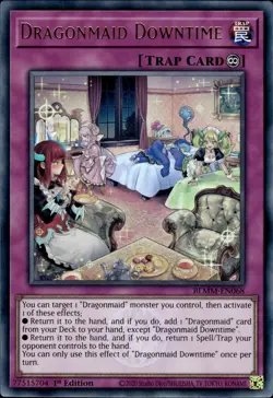 Dragonmaid Downtime - Emblazoned Ultra Rare 1st Edition BLMM-EN068 - NM - YuGiOh - Image 1