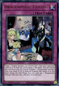 Dragonmaid Tidying - Emblazoned Ultra Rare 1st Edition BLMM-EN069 - NM - YuGiOh - Image 1