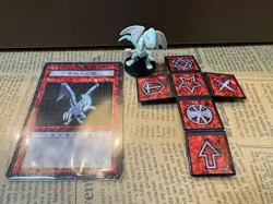 Yu-Gi-Oh! Dungeon Dice Monsters Blue Eyes White Dragon Card - Image 1