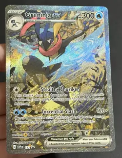 Pokemon Greninja EX 132 SVP Black Star Promo Full Art Holo 300 HP Card English - Image 2