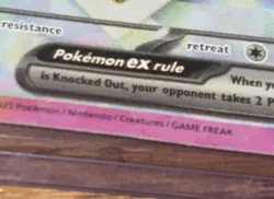 Pokemon Eevee EX SVP Promo Full Art 200 HP Card #174 English - Image 3