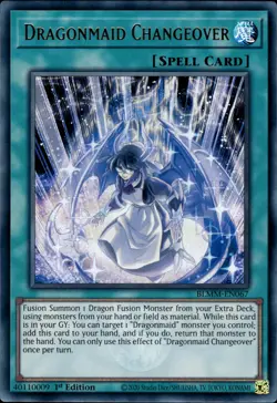 Dragonmaid Changeover - Emblazoned Ultra Rare 1st Ed. BLMM-EN067 - NM - YuGiOh - Image 1
