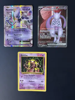 Pokemon Mewtwo EX, Team Rocket's Mewtwo EX & Mewtwo Card Lot - Team Rocket/2016 - Image 1