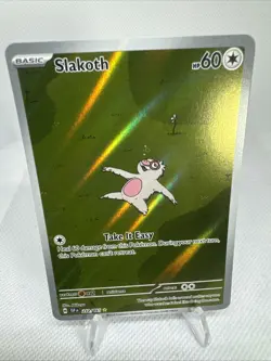 Pokemon TCG Slakoth 212/191 Surging Sparks Illustration Rare Card - Image 1