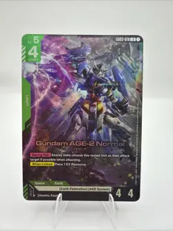Gundam Card Game GD03-019 LR – Near Mint – English Gundam AGE-2 Normal - Image 1
