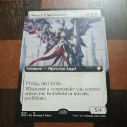 Mtg Norn's Choirmaster Extended Art NM/M Commander Phyrexia All Will Be One - Image 1