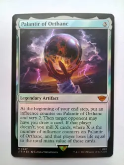 MTG - 1x Palantir of Orthanc - Foil - LOTR Middle Earth - NM - Image 1