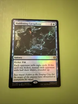 Maddening Cacophony Zendikar Rising Foil - Image 1