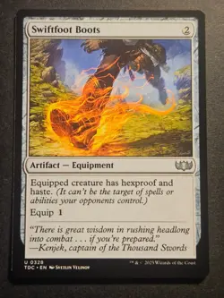 Swiftfoot Boots U Commander: Tarkir: Dragonstorm 0328 NM - Image 1