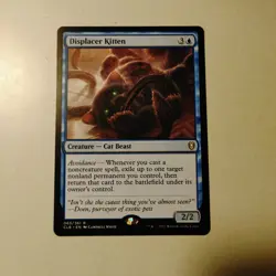 1x Displacer Kitten MTG NM Near Mint Commander Legends: Baldur's Gate (CLB) #063 - Image 1
