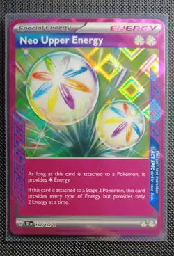 Pokemon TCG Neo Upper Energy 162/162SV05 Temporal Forces Ace spec holo - Image 1