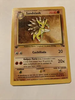 Pokemon Sandslash (41/64) Fossil 1ED Spanish - 1st Edition - Image 1