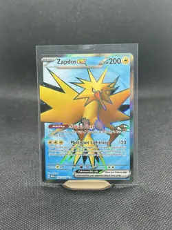 Zapdos Ex 192/165 Full Art - Pokemon TCG Scarlet & Violet 151 - NM - Image 1