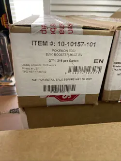 Pokemon TCG Scarlet & Violet DESTINED RIVALS 6 BOX BOOSTER CASE Factory Sealed - Image 1