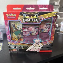 Pokemon TCG Mega Battle Deck Mega Diancie EX MELOETTA IR PROMO NEW - Image 2