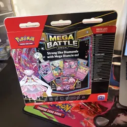 Pokemon TCG Mega Battle Deck Mega Diancie EX MELOETTA IR PROMO NEW - Image 5