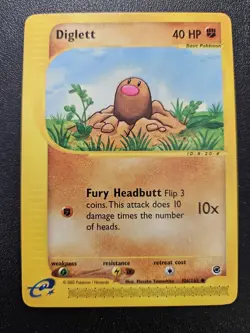 Pokemon Expedition Diglett 106/165 NEAR MINT - Image 1