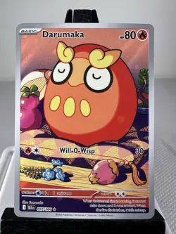 Pokemon TCG Darumaka 097/086 SV: Black Bolt IR Illustration Rare NM 2025 - Image 1