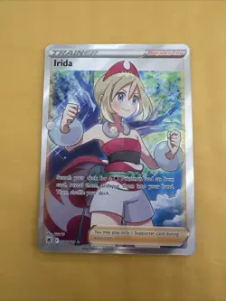 Irida 186/189 SWSH Astral Radiance Full Art Ultra Rare Trainer Holo Pokemon NM - Image 1