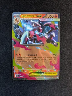 Mega Charizard X Ex Pokemon MEP 029 Black Star Promo - Image 1